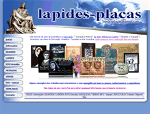Tablet Screenshot of lapides-placas.com